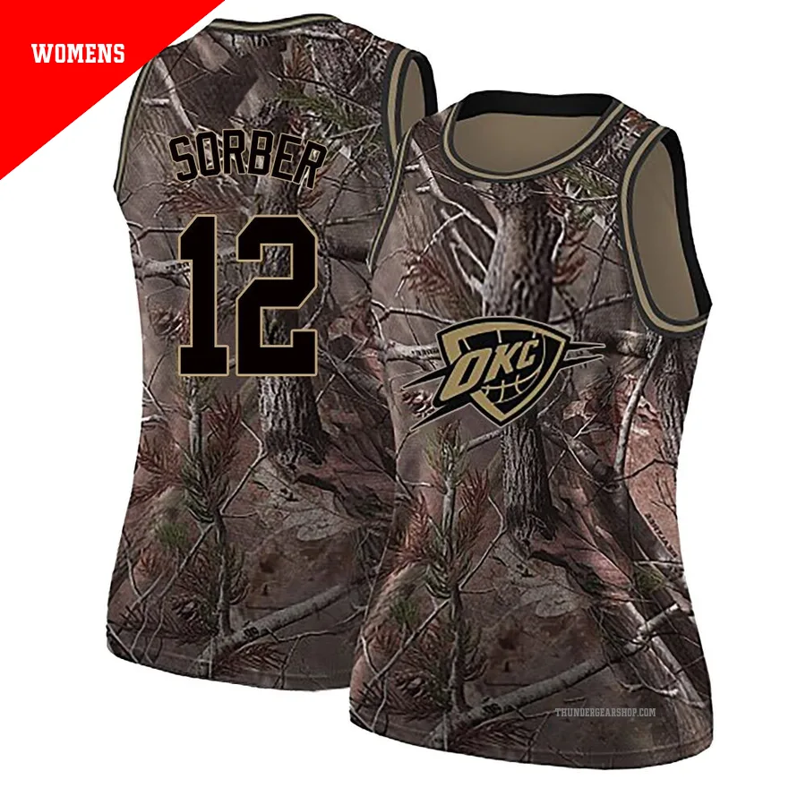 Thomas Sorber ＃12 Oklahoma City Thunder Swingman Camo Women's Realtree Collection Jersey